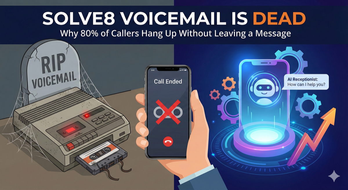 Voicemail Is Dead in Australia: 80% of Callers Hang Up [2026 AI Alternative]